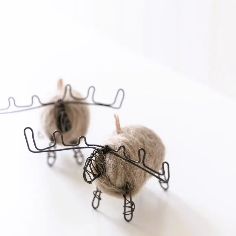 Celina Mancurti - Tiny Reindeer Ornaments (Set of 2)