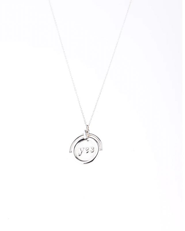 I Like It Here Club - Decider Spinner Necklace (Sterling Silver)
