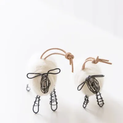 Celina Mancurti - Sheep Ornaments (Set of 2)
