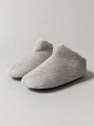Morihata Shetland Wool Lined Room Bootie, Beige