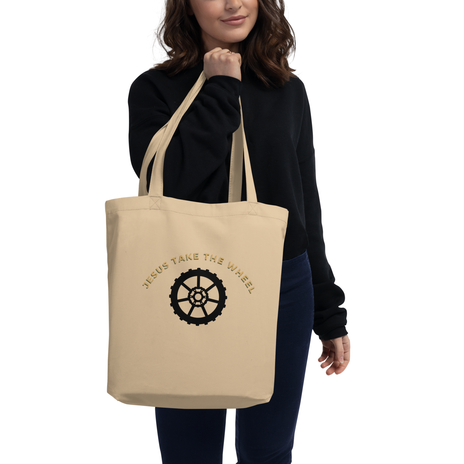 JESUS TAKE THE WHEEL Eco Tote Bag