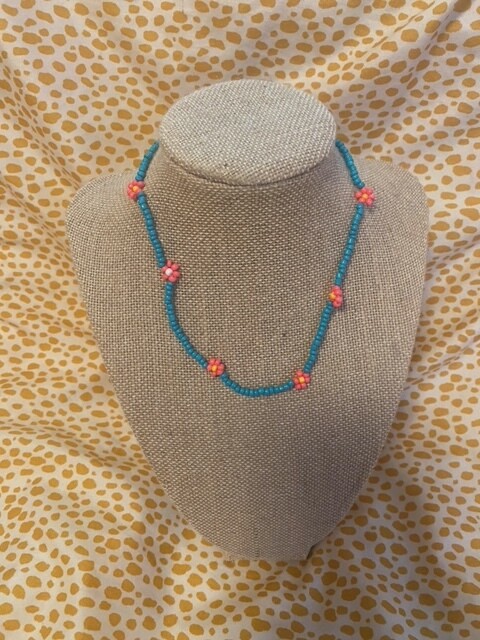 Seed Bead choker and necklace