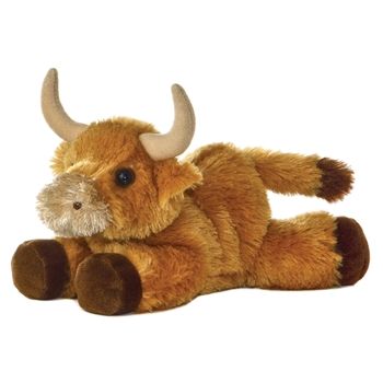 Small Tan Cow Plush
