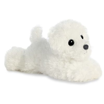 Small White Dog Plush