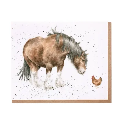 Greeting Card - Horse
