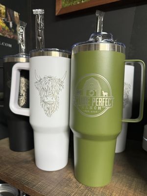 40 oz Picture Perfect Ranch Tumbler- Green