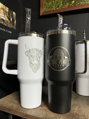 40 oz Picture Perfect Ranch Tumbler- White