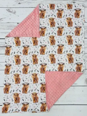 Highland Cow Baby Blanket