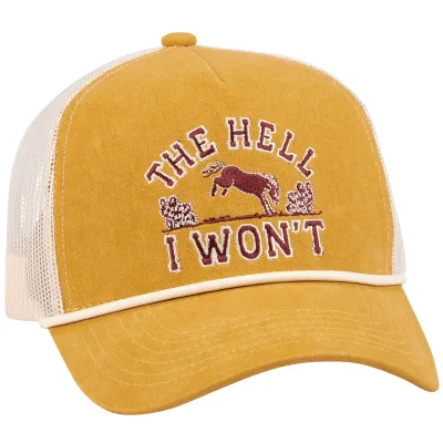 The Hell I Won&#39;t Trucker Hat