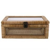 Cayman Case, Rattan - Rectangle - Natural