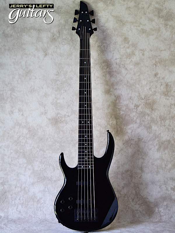 1990s Carvin LB76 Black 6 String Used Electric Bass No.251