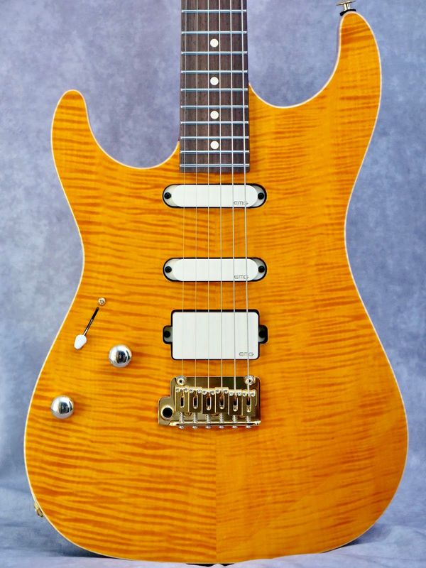 Suhr Legacy Limited Edition Trans Caramel #812 left-handed guitar