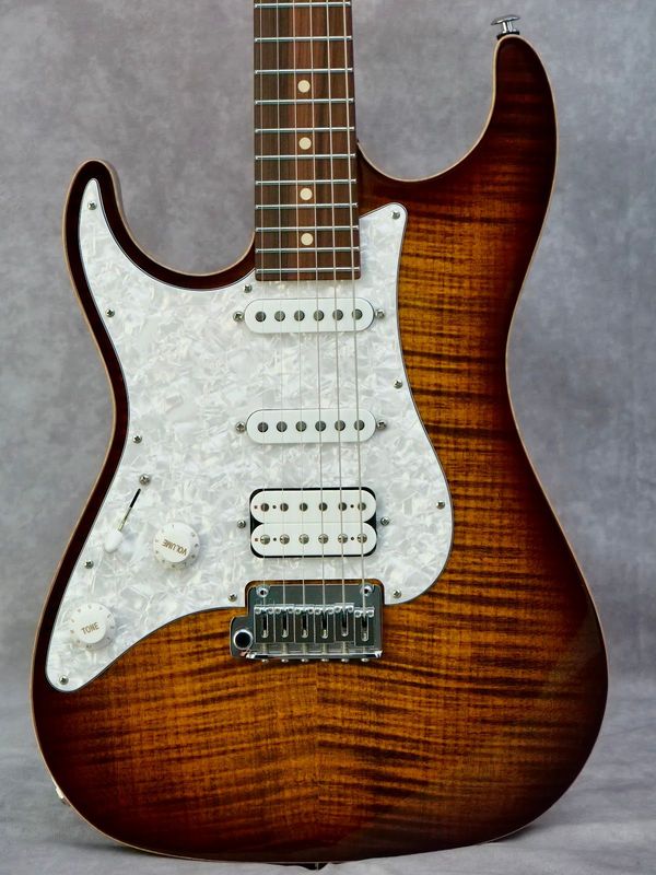 Suhr Standard Plus Bengal Burst #089 left-handed guitar