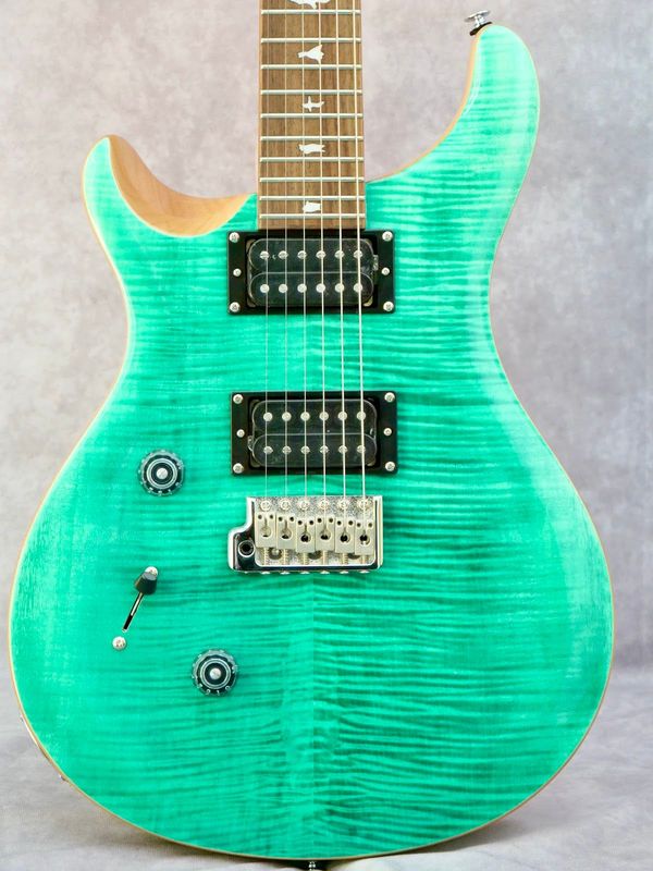 PRS SE Custom 24 Turquoise #237 left handed guitar