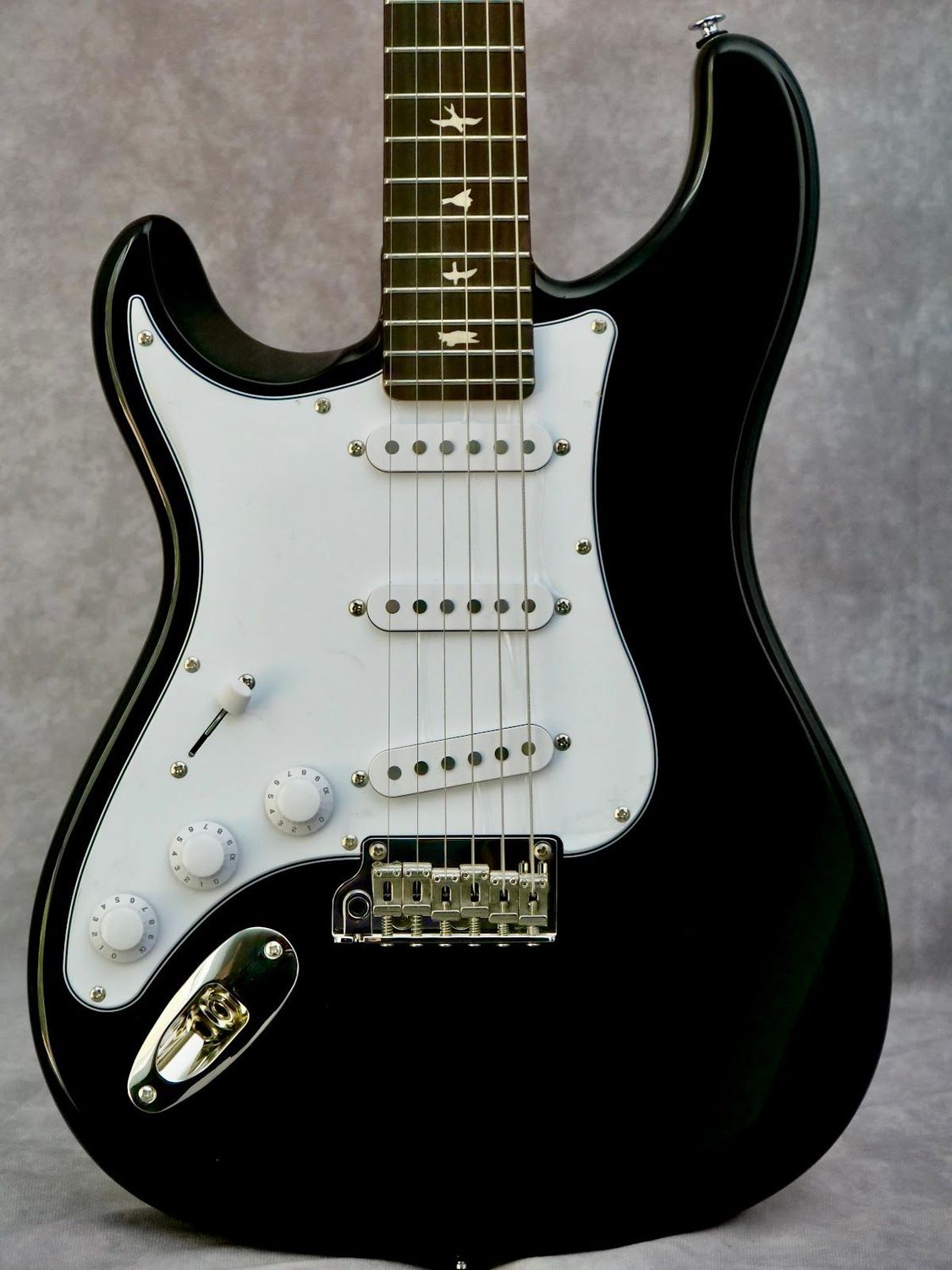 PRS SE Silver Sky Piano Black #331 left handed guitar