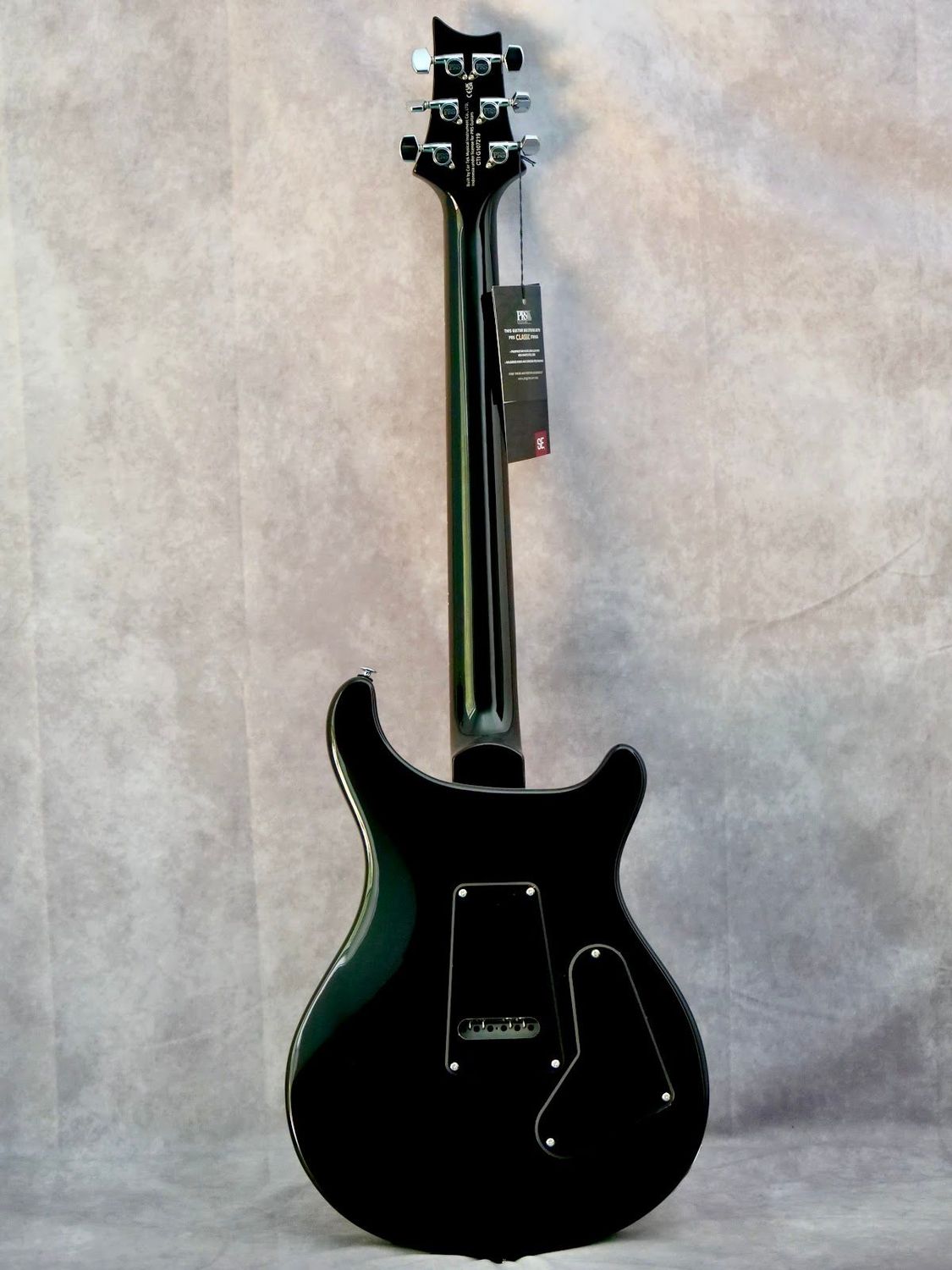 PRS SE Custom 24 Black Gold Burst #219 left handed guitar