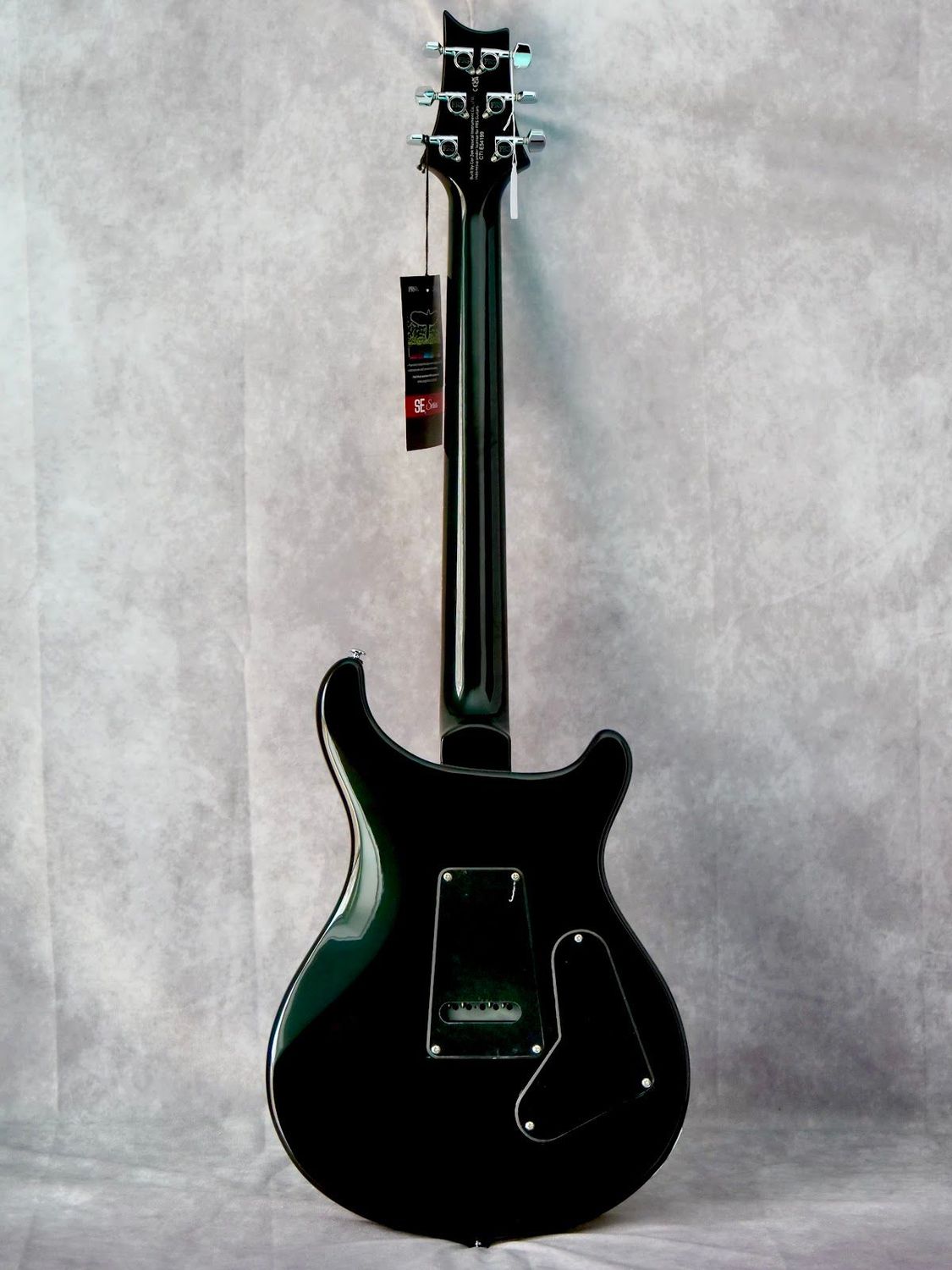 PRS Se Custom 24 Black Gold Burst #199 left handed guitar