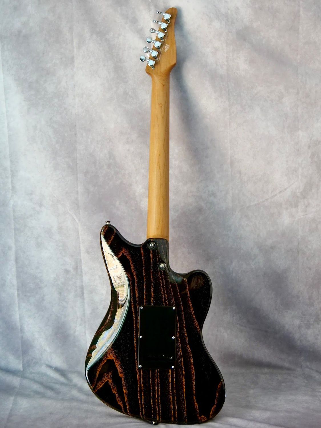 Anderson Raven Classic Black w/Orange Doghair left handed guitar