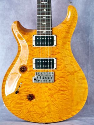 2012 PRS Custom 24 10 top #519 Santana Gold left handed electric guitar