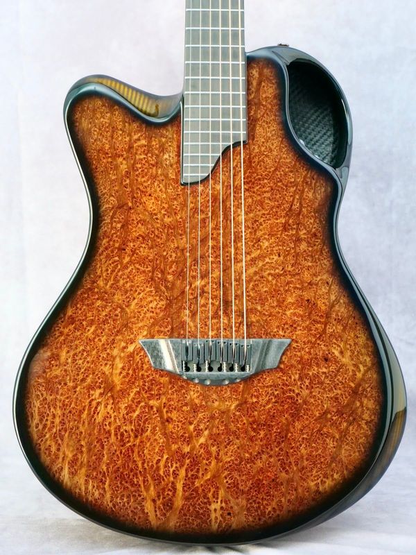 Emerald X20 Burl top Amber #104 left handed acoustic guitar