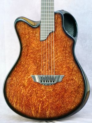 Emerald X20 Burl top Amber #104 left handed acoustic guitar