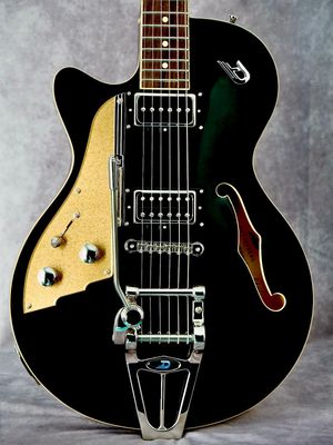 Duesenberg Starplayer TV Black #906 left handed electric guitar