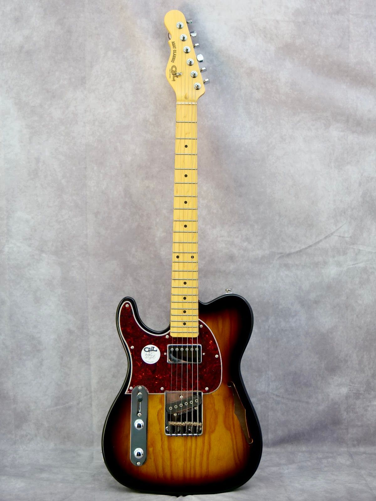 G&L ASAT Classic Bluesboy Tribute 3 Tone Burst left handed electric guitar
