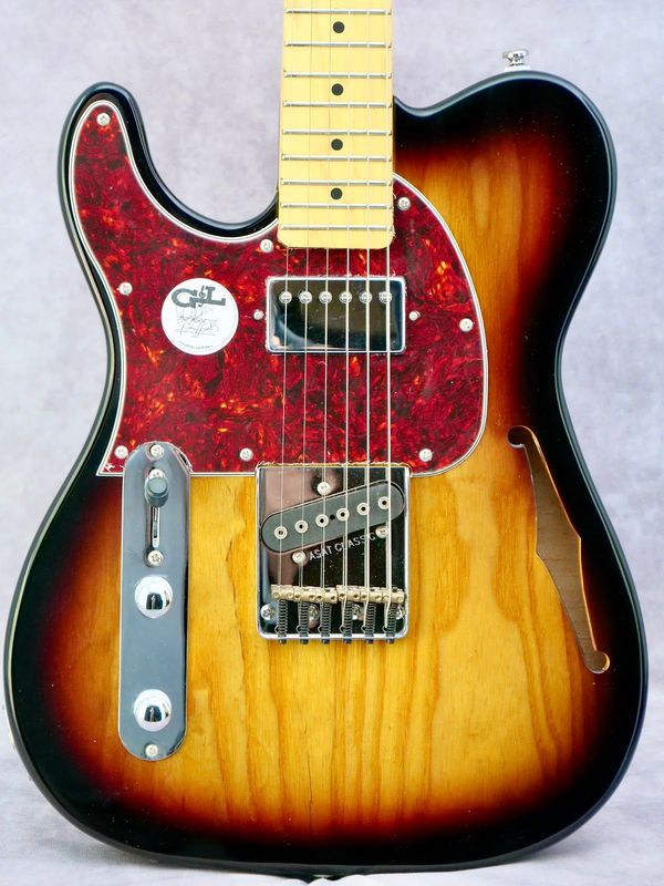 G&L ASAT Classic Bluesboy Tribute 3 Tone Burst left handed electric guitar