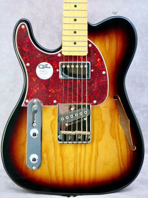 G&L ASAT Classic Bluesboy Tribute 3 Tone Burst left handed electric guitar G&L ASAT Classic Bluesboy Tribute 3 Tone Burst left handed electric guitar