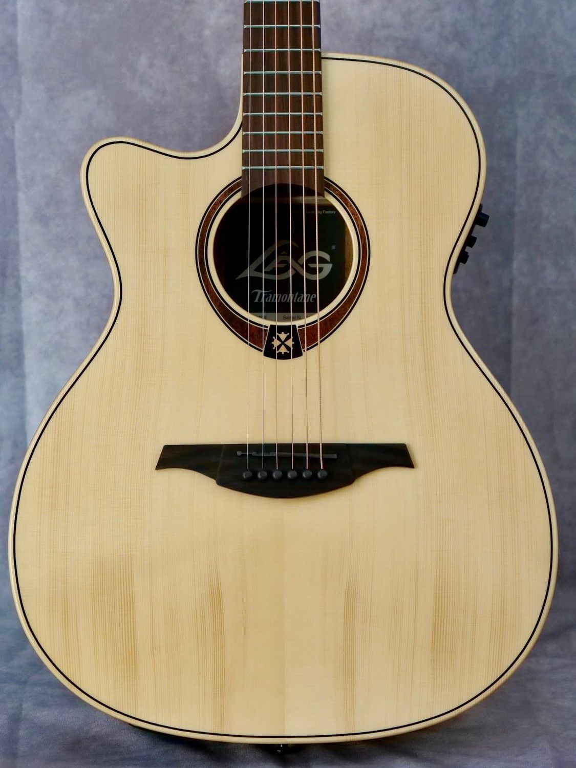 LAG TL88ACE #717 left handed acoustic guitar