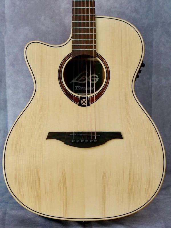 LAG TL88ACE #717 left handed acoustic guitar