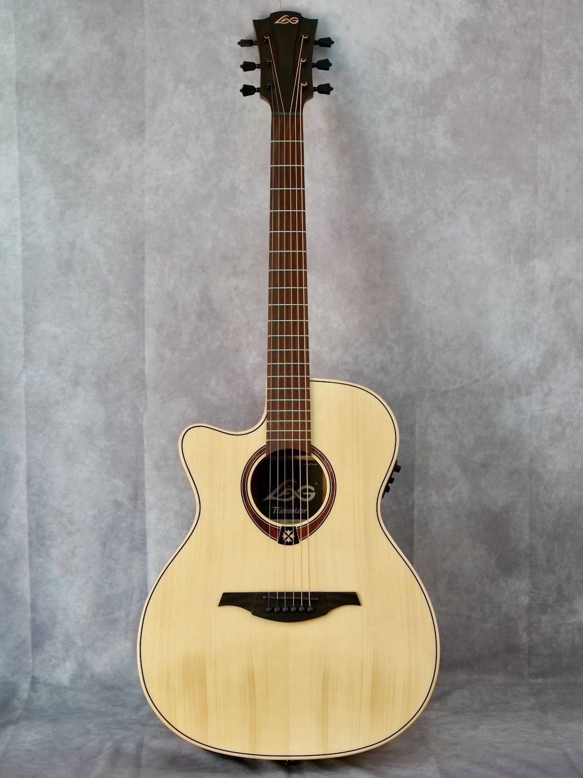 LAG TL88ACE #717 left handed acoustic guitar