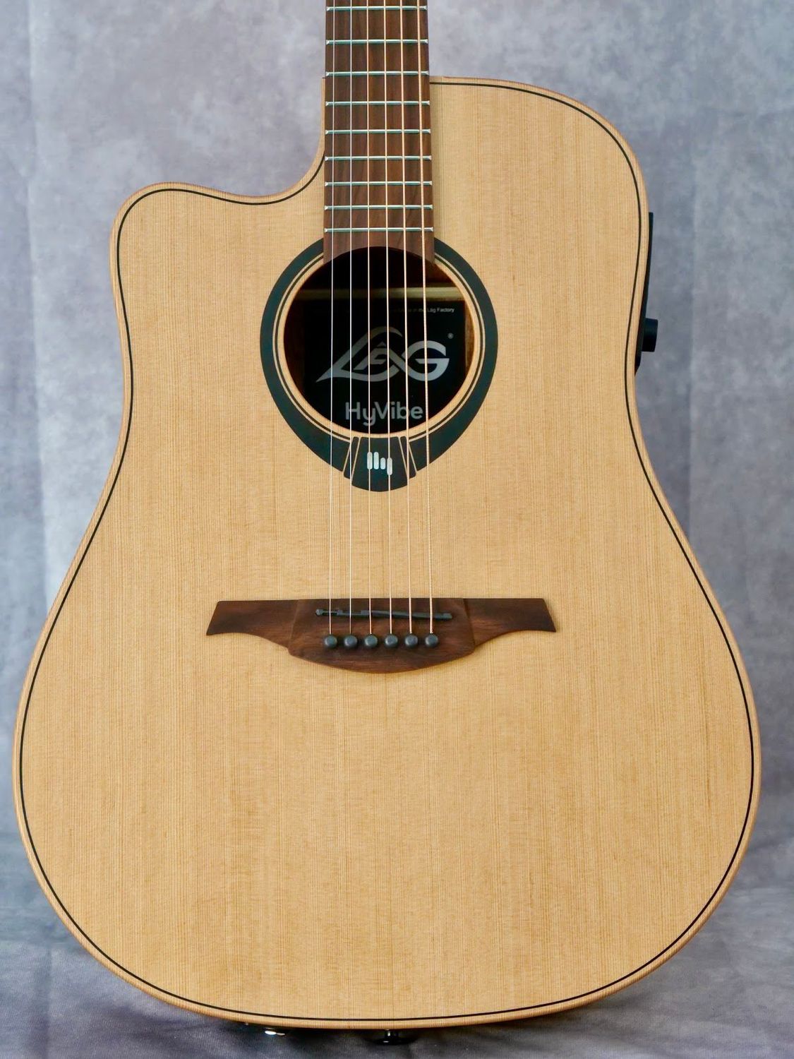 LAG HV10-L-CE #825 left handed acoustic guitar