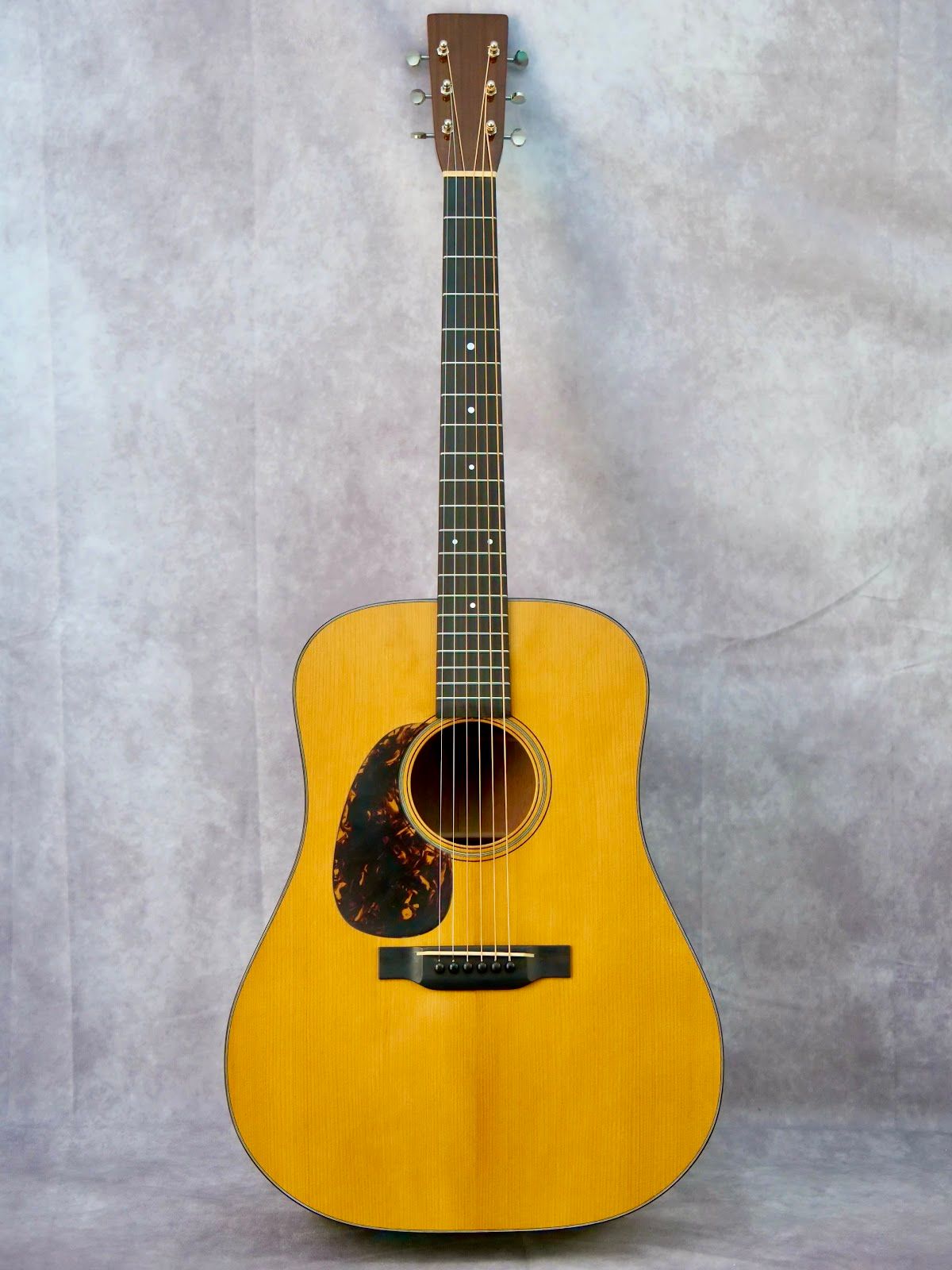 Pre-War Mahogany Dreadnought #195 left handed guitar