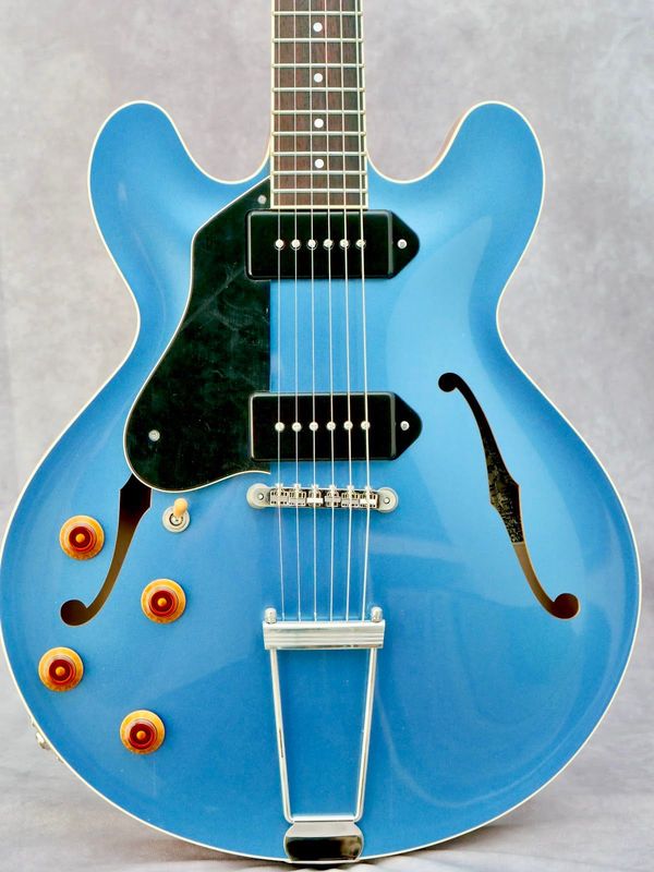 Collings I30 LC Pelham Blue left handed guitar