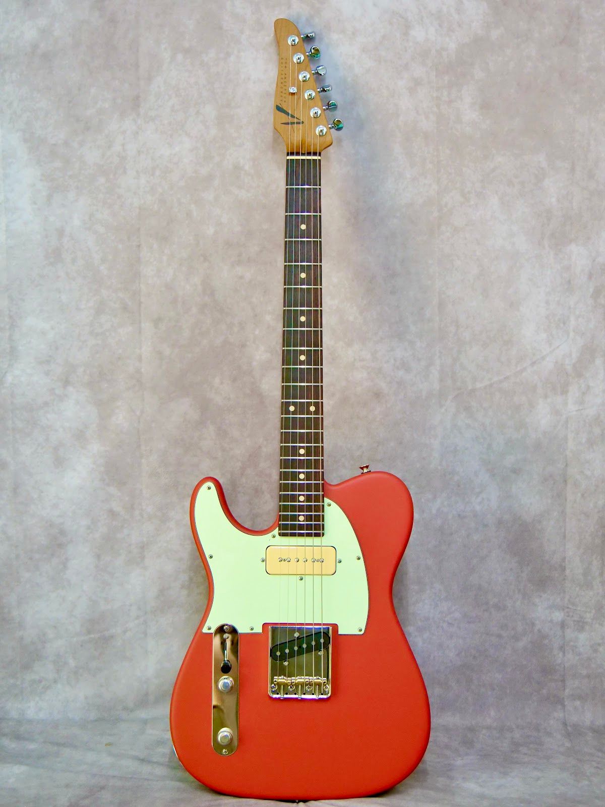 Anderson Icon T Fiesta Red left handed guitar