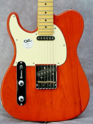 G&L ASAT Tribute Trans Orange #250 left handed electric guitar