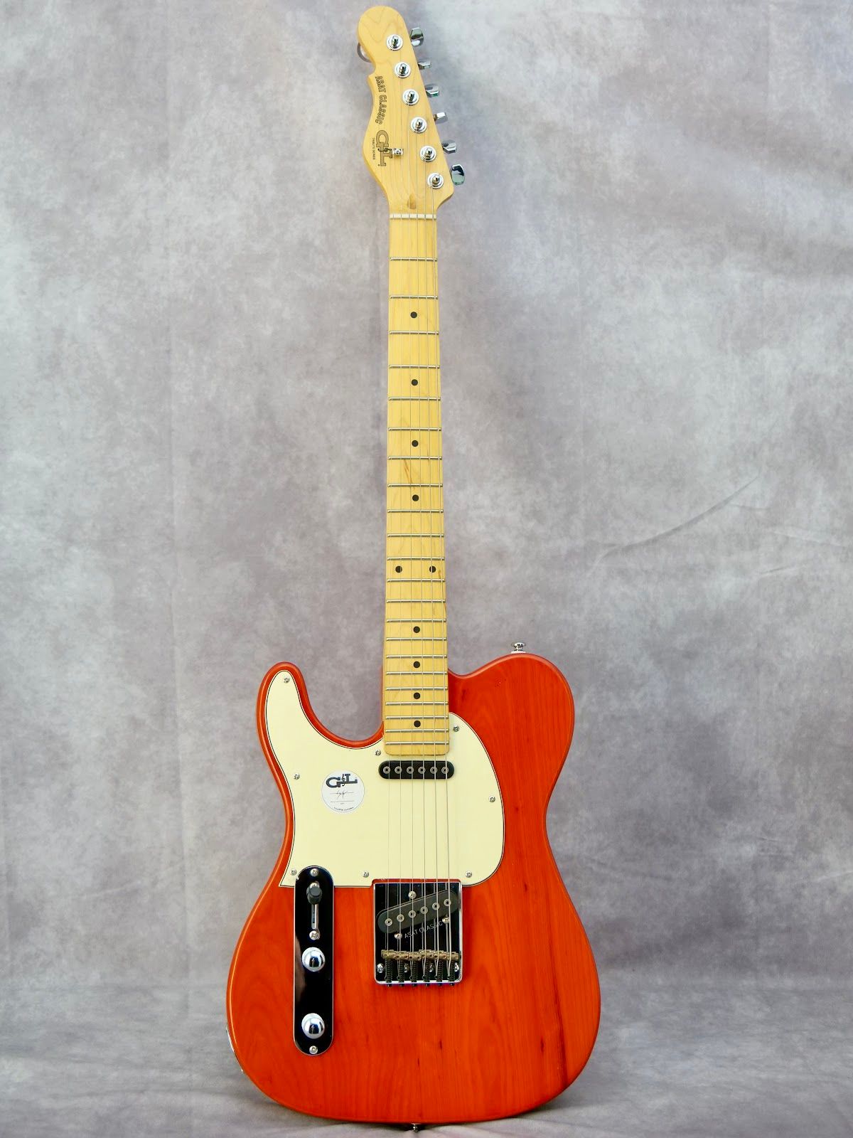 G&L ASAT Tribute Trans Orange #250 left handed electric guitar