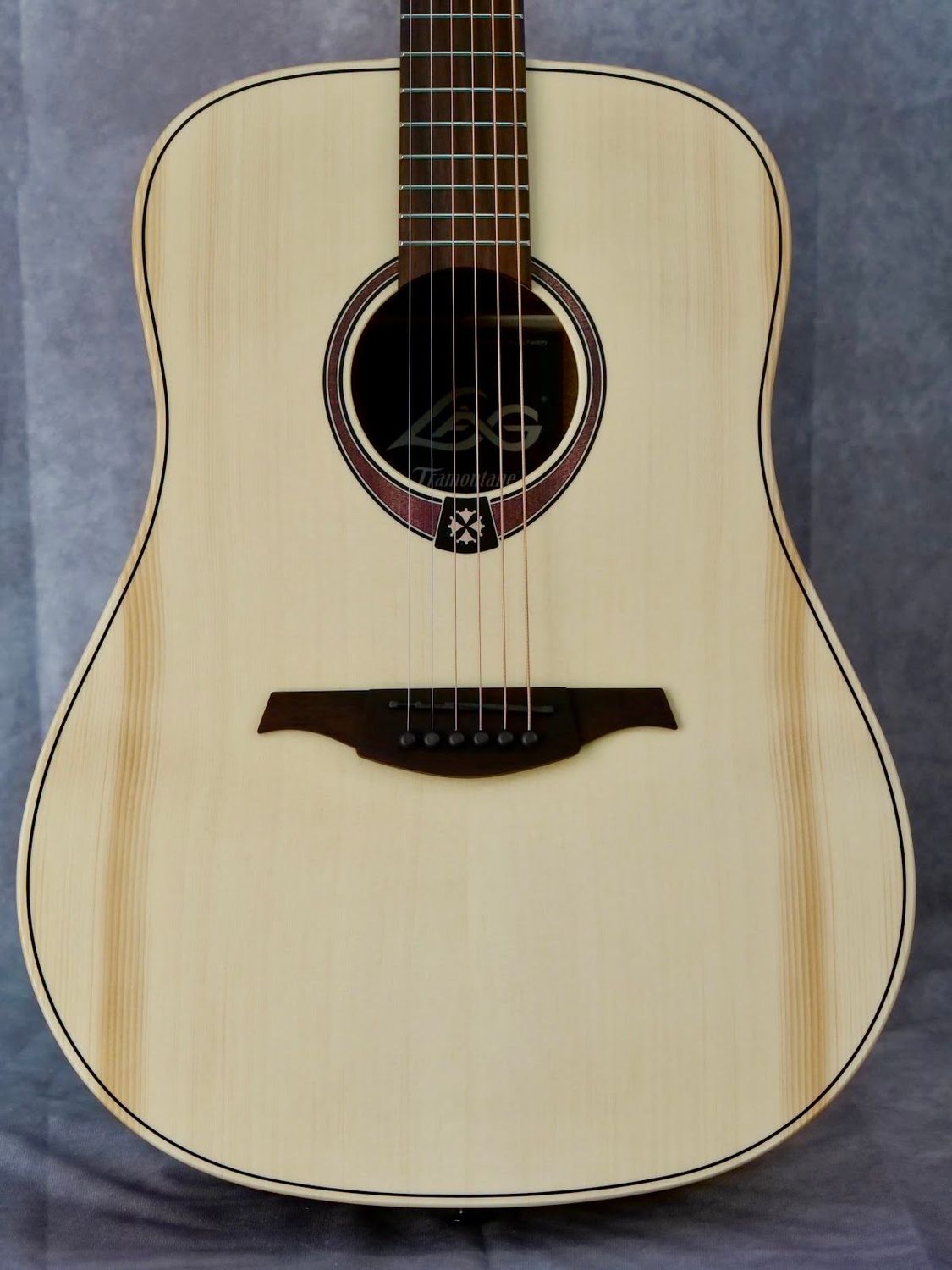 LAG TL 70D #562 left handed acoustic guitar