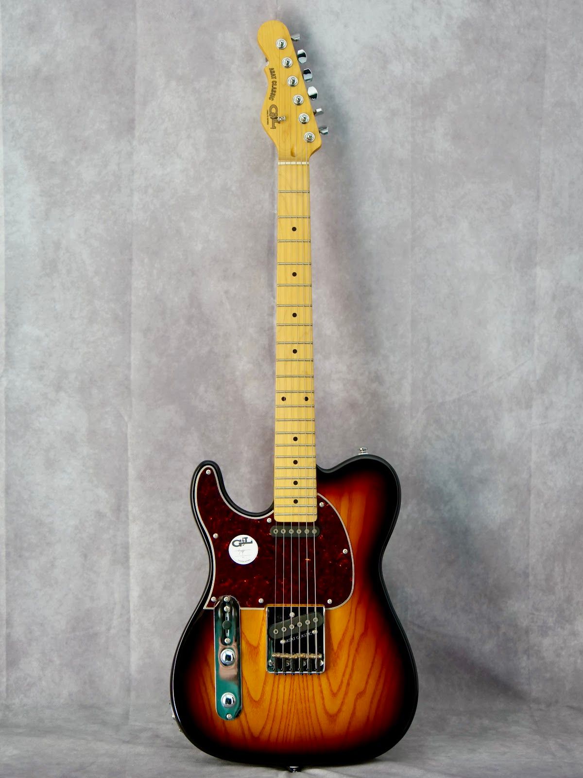 G&L ASAT Classic Tribute 3 Tone Burst #915 left handed electric guitar
