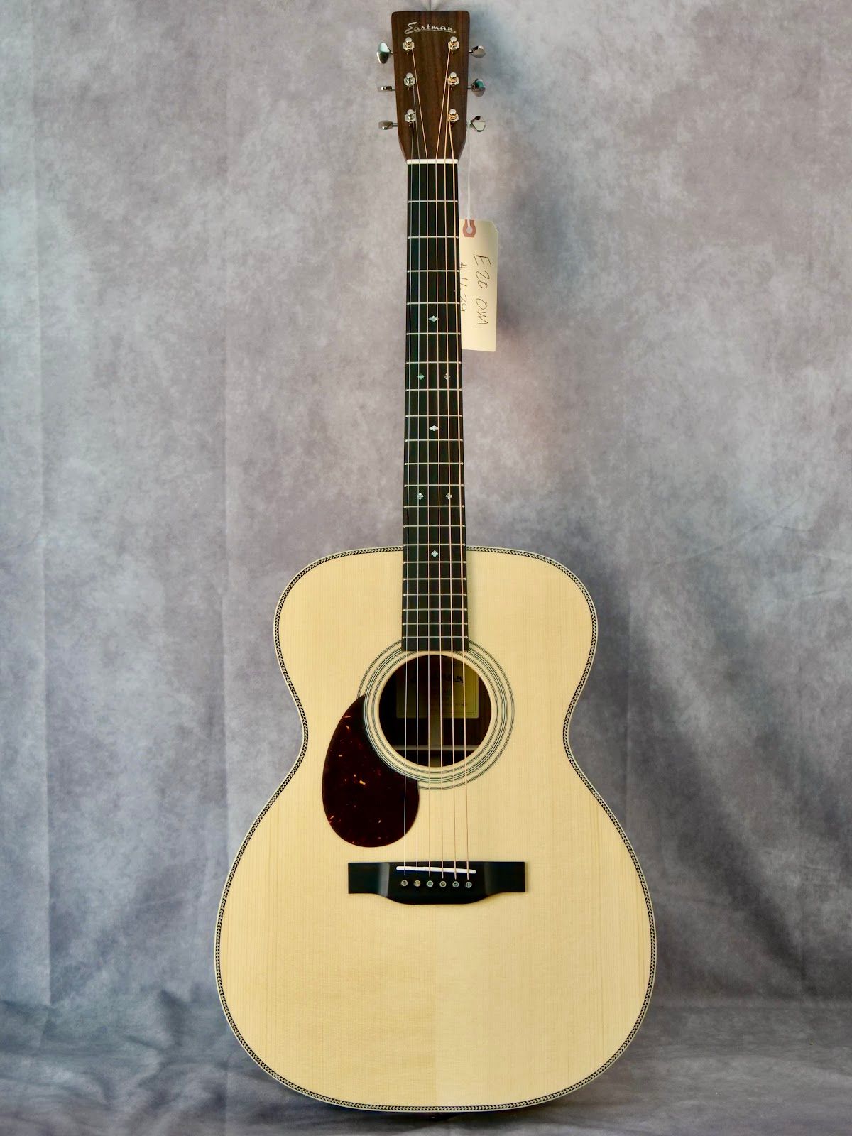 Eastman E20 OM Adirondack/Indian Rosewood #524 left handed acoustic guitar