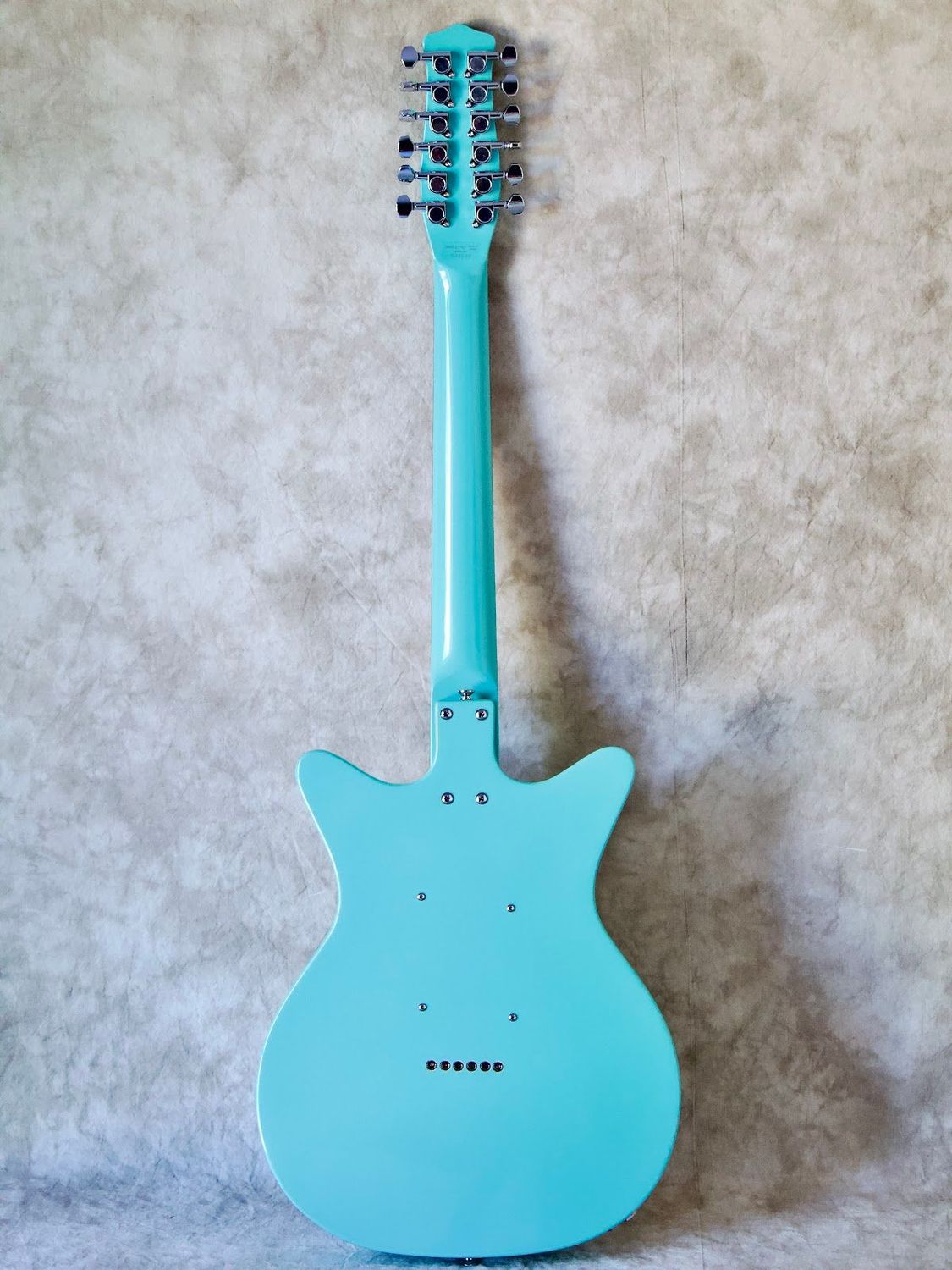 Danelectro Vintage 12 String Dark Aqua #583 left handed electric