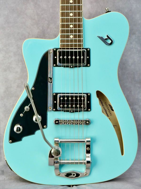 Duesenberg Caribou Jarvik Blue #384 left handed electric guitar