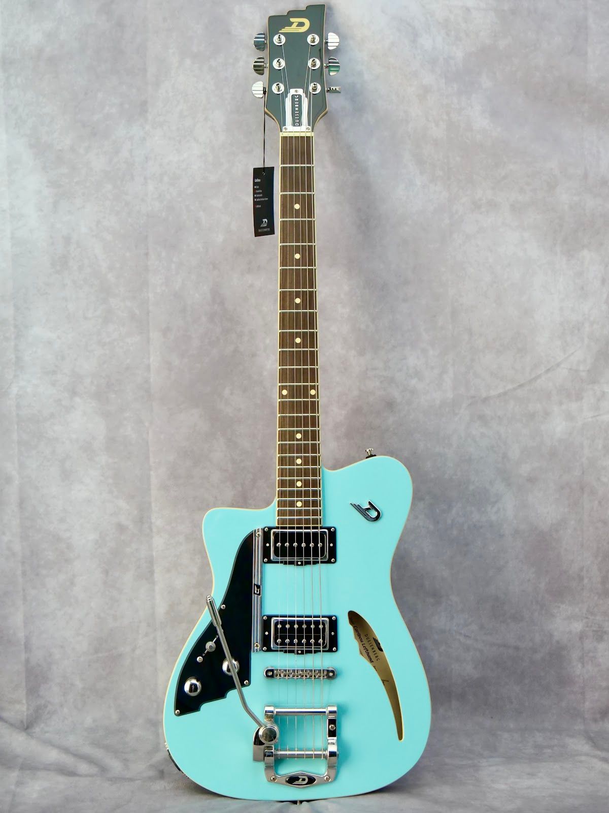 Duesenberg Caribou Jarvik Blue #384 left handed electric guitar