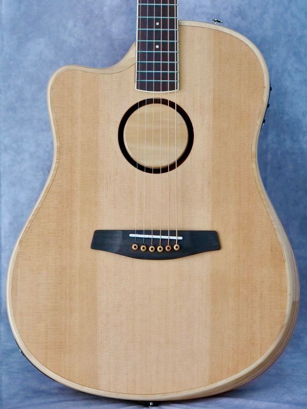 LR Baggs AEG-1 Natural Engelmann Spruce #246 left handed acoustic/electric guitar