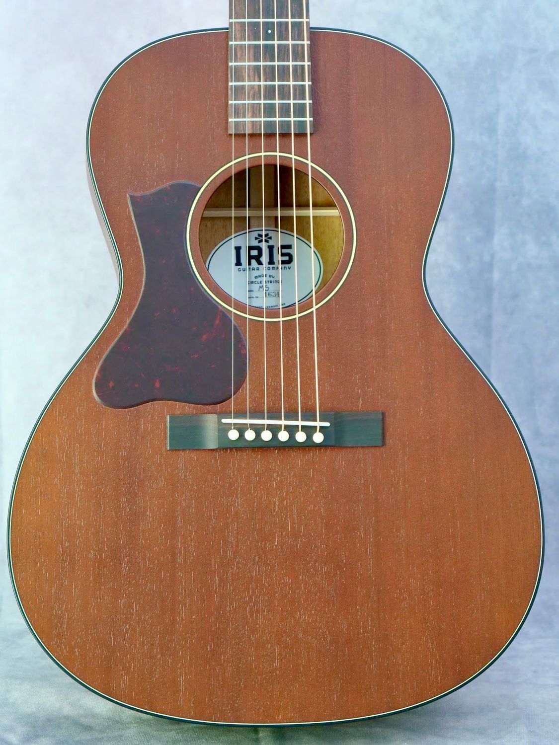 Custom Iris MS 00 All Mahogany #634 left handed acoustic guitar Custom Iris MS 00 All Mahogany #634 left handed acoustic guitar