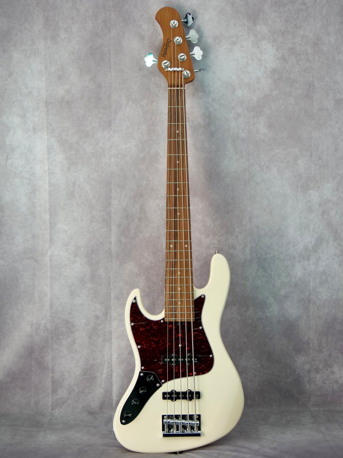 Sadowsky Metro Express 21 Fret 5 String Vintage J/J Olympic White #774 electric bass guitar
