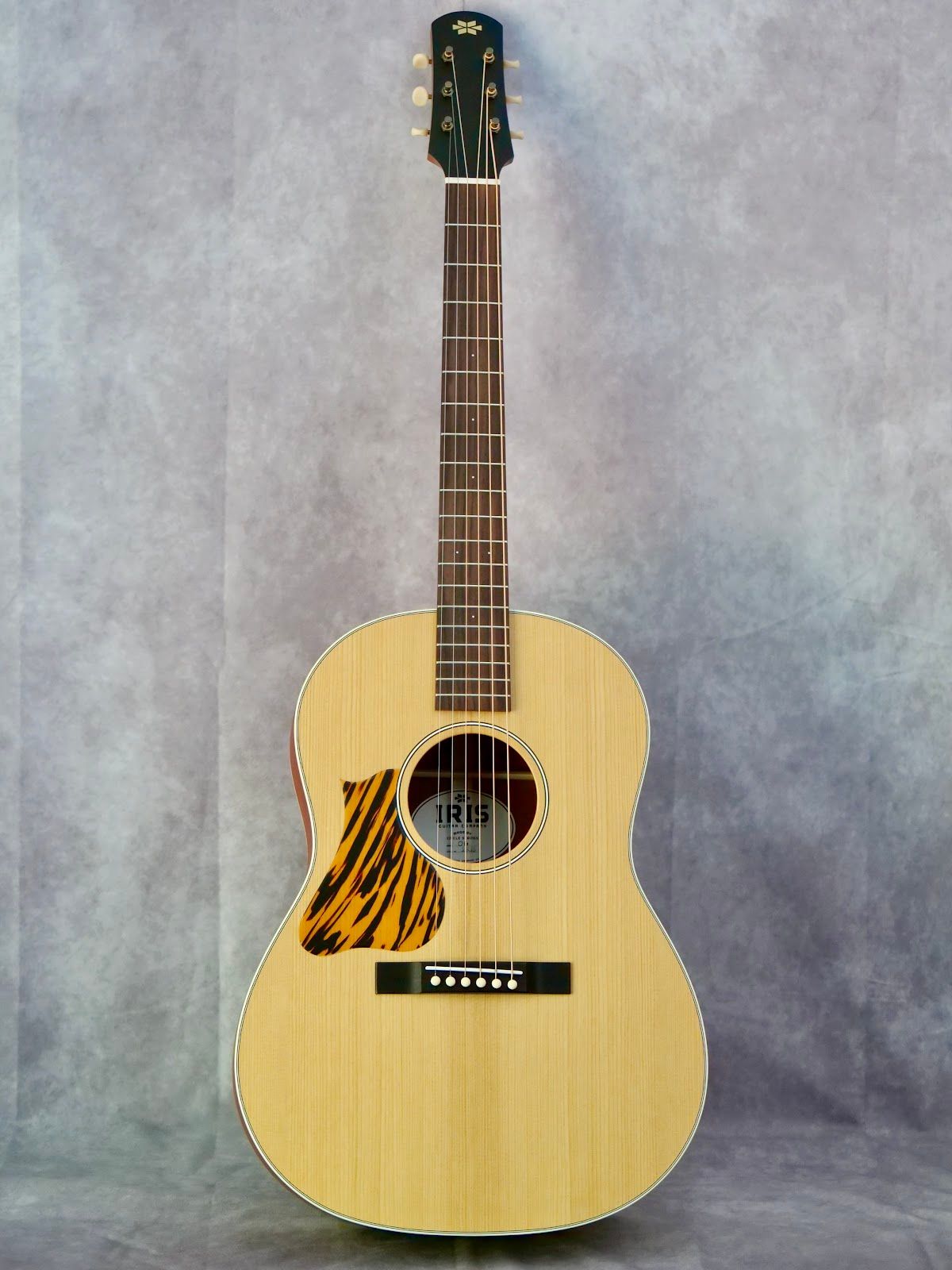Custom Iris OG Natural Torrified Adirondack/Padauk #635 left handed acoustic guitar