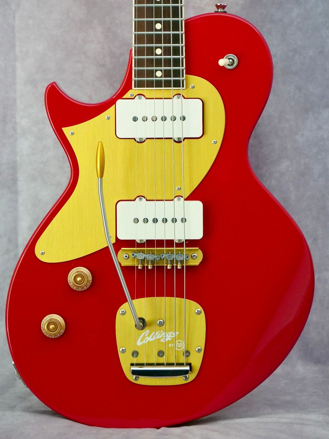 2019 Collings Custom 360 LT M Limited Edition Ferrari Red/Gold #001 left handed electric guitar