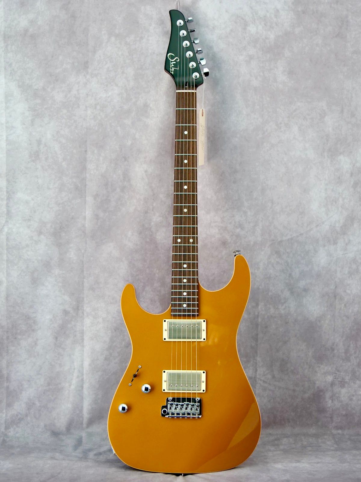 Suhr Pete Thorn Standard Signature HH Gold #457 left handed electric guitar
